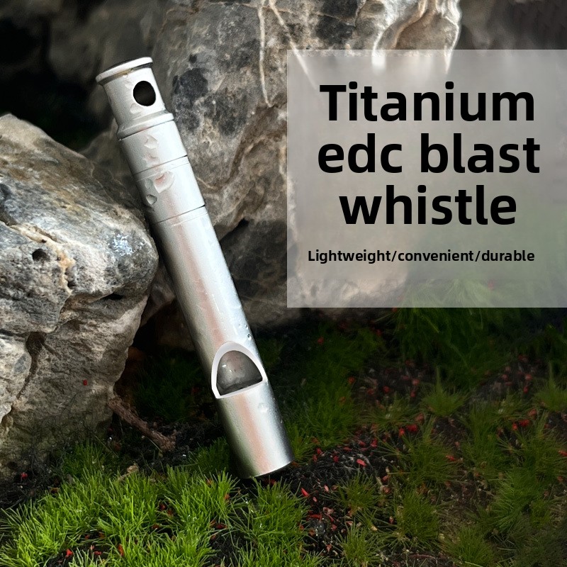 นกหวีดเอาชีวิตรอดจากโลหะผสมไทเ - Emergency Whistle Loud บทวิจารณ์และราคา