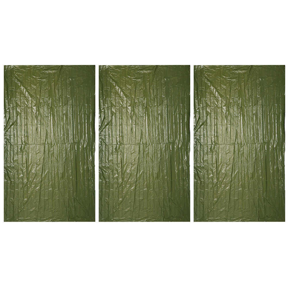 ผ้าห่มฉุกเฉินกลางแจ้ง 3 ชิ้น ผ - Survival Blanket Reflective บทวิจารณ์และราคา